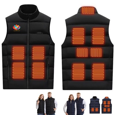 Electric Heated Vest - 9 Heating Zones