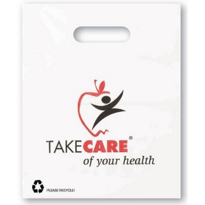 2.5 Mil Heavy Gauge Patch Handle Bag (9"x12")